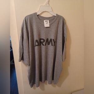 Akwa tek Army 2xl gray t shirt (052424D)
